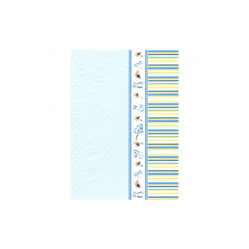 Decoupage paper soft A4 ITD S016 dot stripe decors