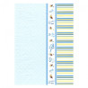 Papier do decoupage soft A4 ITD S016 dekory paski kropki - sklep plast