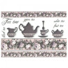 Papier do decoupage soft kuchnia kwiaty A4 ITD S022 - sklep plastyczny