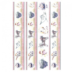 Papier do decoupage soft A4 ITD S033 dekory dziecięce - sklep plastycz