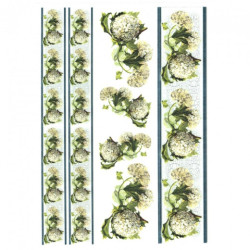 Papier do decoupage soft A4 ITD S035 kwiaty dekory - sklep plastyczny