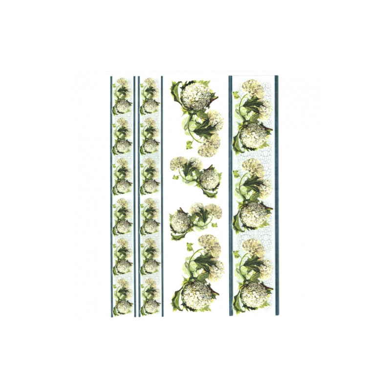 Papier do decoupage soft A4 ITD S035 kwiaty dekory - sklep plastyczny