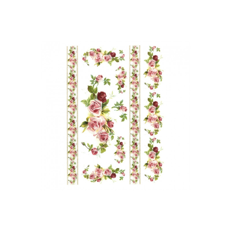 Decoupage paper soft A4 ITD S036