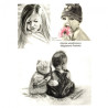 Papier do decoupage soft A4 ITD S039 portrety dzieci - sklep plastyczn