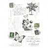 Papier do decoupage soft retro motyl amorki A4 ITD S112 - sklep plasty