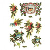 Papier do decoupage soft A4 ITD S162 święta dekoracje - sklep plastycz