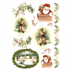 Decoupage paper soft A4 ITD S165