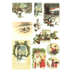 Decoupage paper soft A4 ITD S167