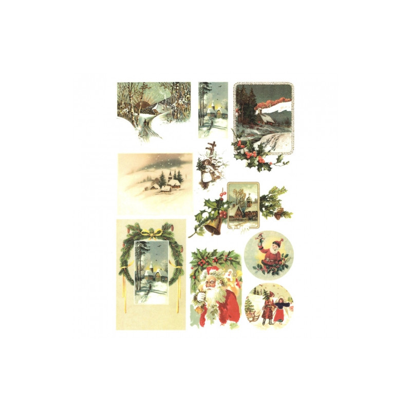 Decoupage paper soft A4 ITD S167