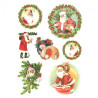 Decoupage paper soft A4 ITD S169 santa claus