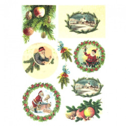 Decoupage paper soft A4 ITD S173
