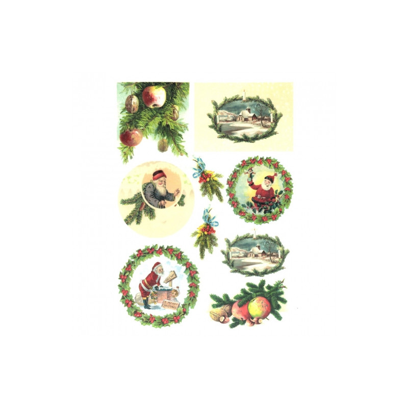 Decoupage paper soft A4 ITD S173