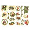 Papier do decoupage soft A4 ITD S174 mikołaj - sklep plastyczny - szał
