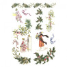 Papier do decoupage soft A4 ITD S176 jemioła kobiety - sklep plastyczn