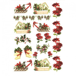 Decoupage paper soft A4 ITD S187