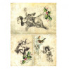 Rice decoupage paper retro A4 ITD R193