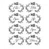 Rice decoupage paper A4 ITD R398