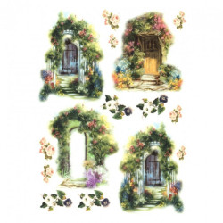 Rice decoupage paper A4 ITD R461