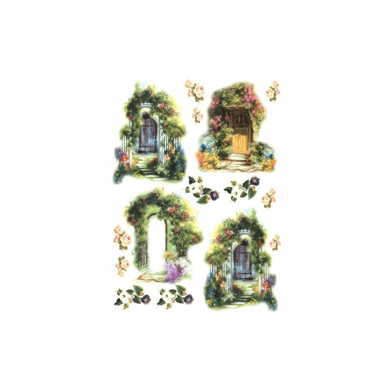 Rice decoupage paper A4 ITD R461