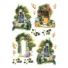 Papier ryżowy do decoupage A4 ITD R461 - sklep plastyczny - szał dla p