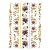 Rice decoupage paper flowers ornaments A4 ITD R468