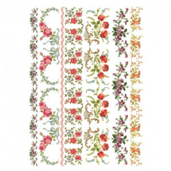 Papier ryżowy do decoupage A4 ITD R469 - sklep plastyczny - szał dla p