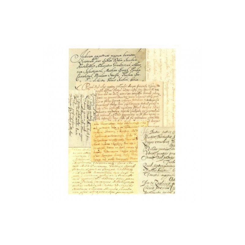 Papier ryżowy do decoupage listy A4 ITD R500 - sklep plastyczny - szał