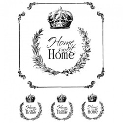 Rice decoupage papersweet home A4 ITD R521