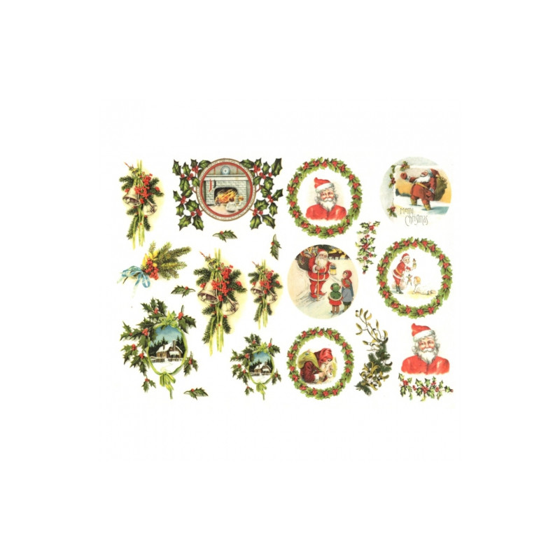 Rice decoupage paper Santa Claus A4 ITD R577