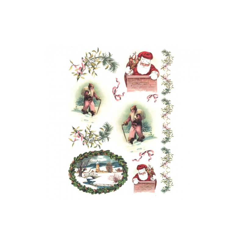 Rice decoupage paper A4 ITD R578