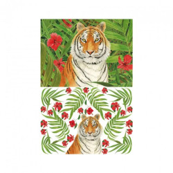 Tiger decoupage paper 48,5x68cm