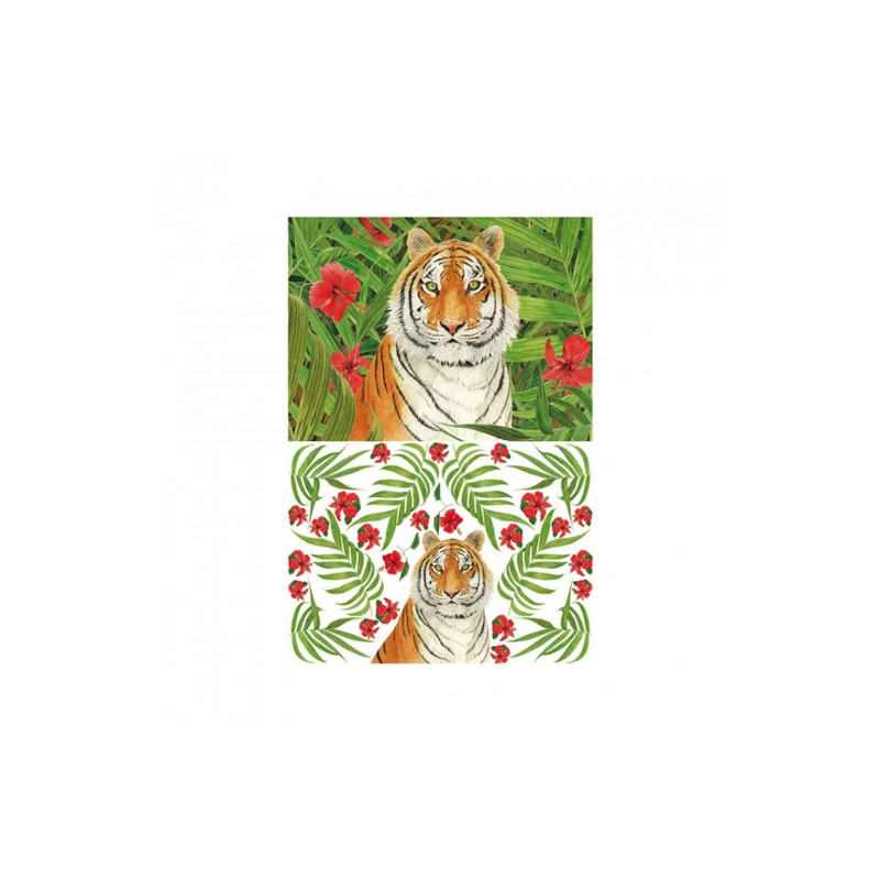 Tiger decoupage paper 48,5x68cm