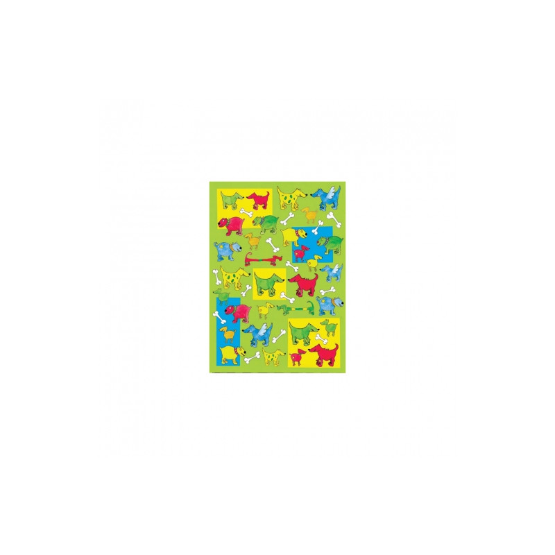 Colorful dogs decoupage paper 50x70cm