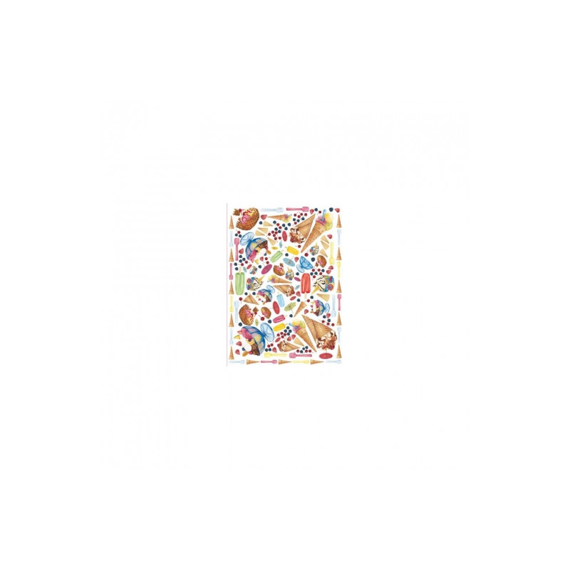 Papier do decoupage lody - sklep plastyczny - szał dla plastyków