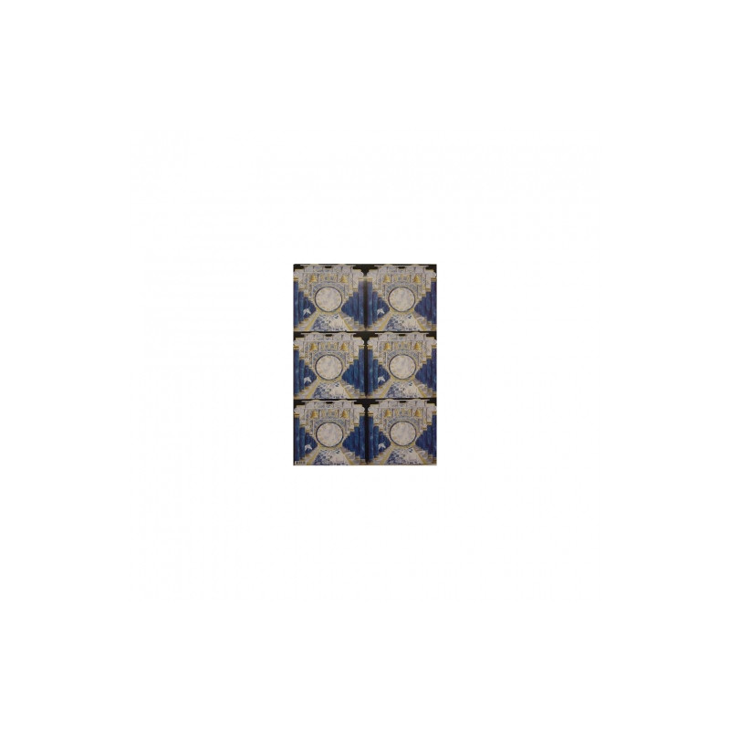 Decoupage paper clock 50x70cm