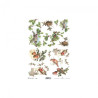 Papier ryżowy do decoupage ptaki ostrokrzew A4 ITD R596 - sklep plasty