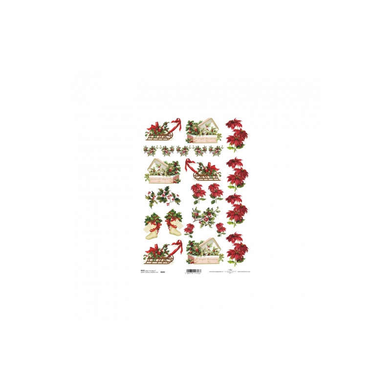 Rice decoupage paper A4 ITD R600