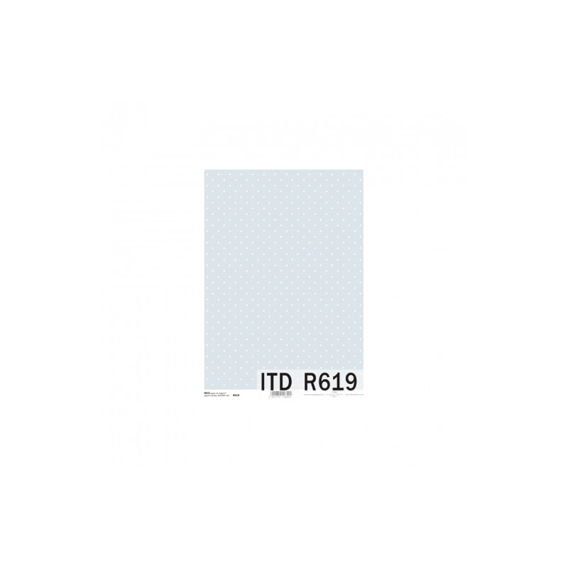 Rice decoupage paper dots A4 ITD R619