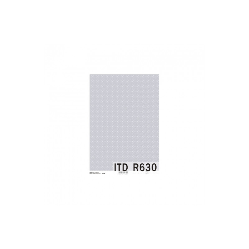 Papier ryżowy do decoupage kropki A4 ITD R630 - sklep plastyczny - sza