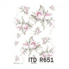 Papier ryżowy do decoupage kwiaty róże A4 ITD R651 - sklep plastyczny