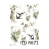 Rice decoupage paper A4 ITD R671