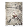 Rice decoupage paper vintage paris A4 ITD R725