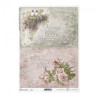 Rice decoupage paper vintage sweet home A4 ITD R730