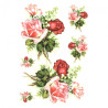 Papier ryżowy do decoupage róża konwalia A4 ITD R330 - sklep plastyczn