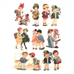 Papier ryżowy do decoupage dzieci A4 ITD R340 - sklep plastyczny - sza