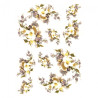 Rice decoupage paper jasmine flowers A4 ITD R257