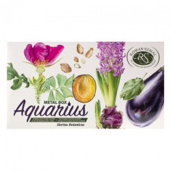 Szmal aquarius botanical set of 12 watercolors in a cube Izabela Wolsk