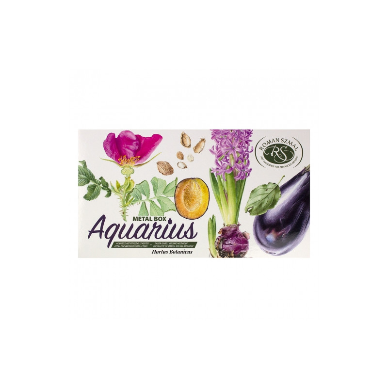 Szmal aquarius botanical zestaw 12 akwareli w kostce Izabela Wolska-Ku