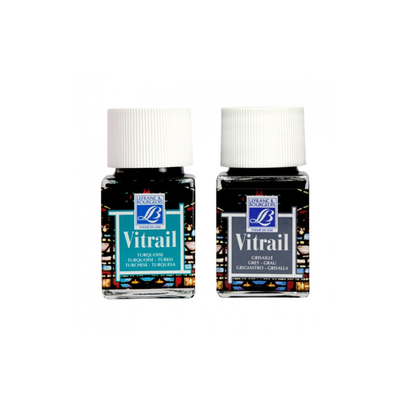 Lefranc&Bourgeois vitrail farby do szkła 50ml - Sklep Plastyczny - Sza