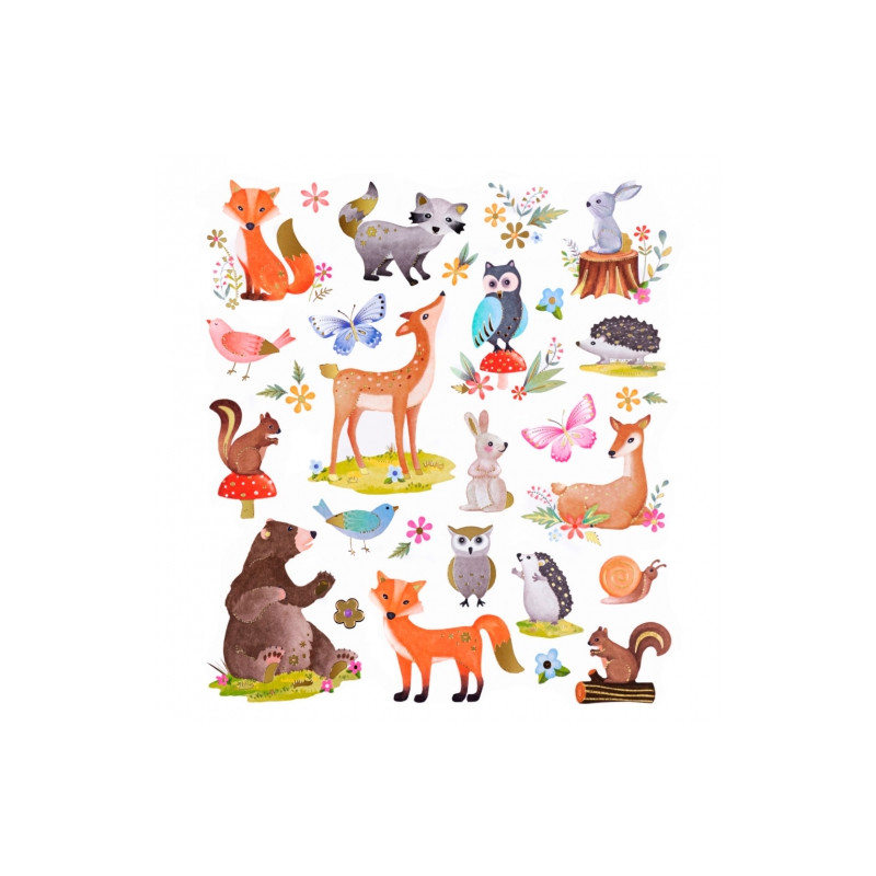 DP Craft forest animals stickers 28 pieces